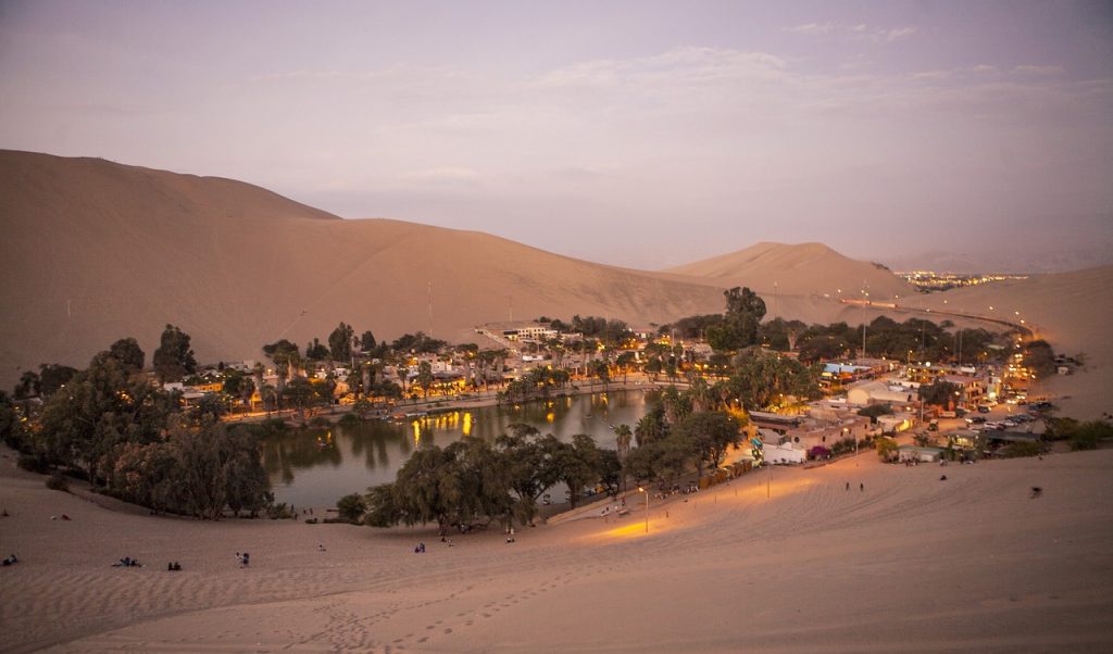 Huacachina oasis Peru